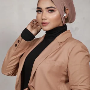 Skin Ear-slit Access Hijab Cap